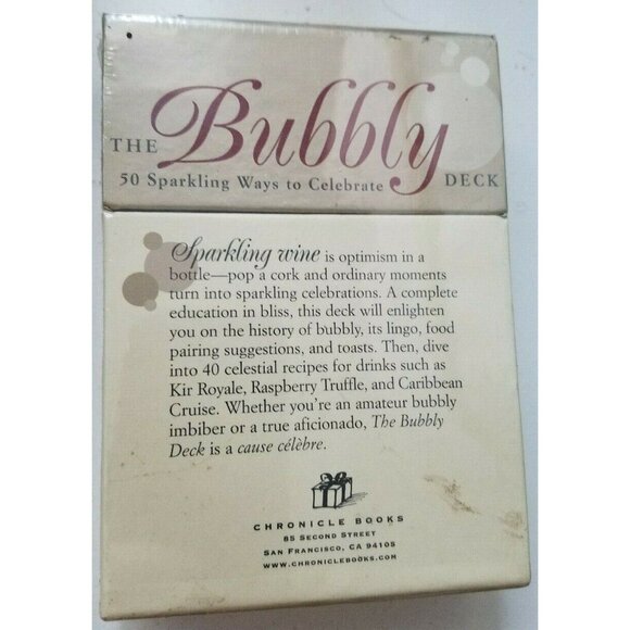 Card Bubbly Deck 50 Sparkling Ways to Celebrate Babs Suzanne Harrison 2004 Mumm - Picture 4 of 7